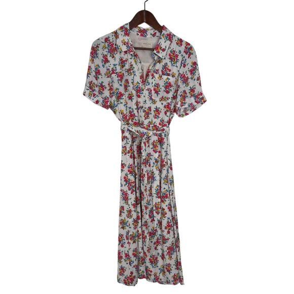 SEZANE ADÈLE DRESS JARDIN SECRET SIZE 38 US 6 - Picture 4 of 16